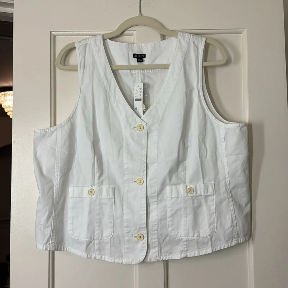J.Crew Patch-pocket chino vest CA499
